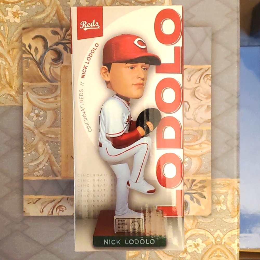 Nick Lodolo Cincinnati Reds bobble head